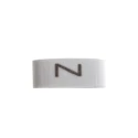 HellermannTyton Slide-On Pre-Printed Cable Marker Black "Z" for 1.8 mm to 6.3 mm Cable Diameter HODS85