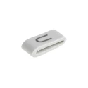 HellermannTyton Pre-Printed Slide-On Cable Marker Black on White for 1.8 mm to 6.3 mm Cable Diameter HODS85