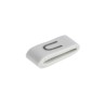 HellermannTyton Pre-Printed Slide-On Cable Marker Black on White for 1.8 mm to 6.3 mm Cable Diameter HODS85