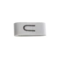 HellermannTyton Pre-Printed Slide-On Cable Marker Black on White for 1.8 mm to 6.3 mm Cable Diameter HODS85