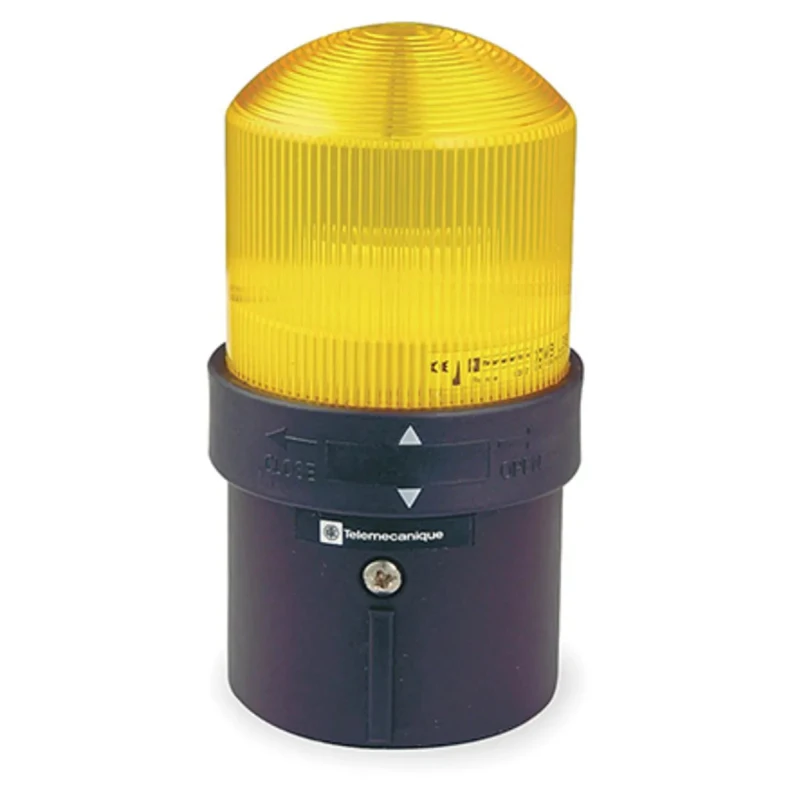 Schneider Electric XVBL Series Yellow Beacon Base Mount LED Incandescent Bulb IP66 IP65 XVBL38