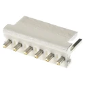 TE Connectivity MTA-156 Series Straight Through Hole Pin Header, 6 Contacts, 3.96 mm Pitch, 1 Row, Unshrouded 640445-6