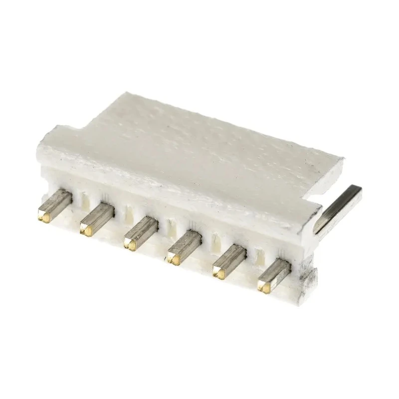 TE Connectivity MTA-156 Series Straight Through Hole Pin Header, 6 Contacts, 3.96 mm Pitch, 1 Row, Unshrouded 640445-6
