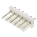 TE Connectivity MTA-156 Series Straight Through Hole Pin Header, 6 Contacts, 3.96 mm Pitch, 1 Row, Unshrouded 640445-6