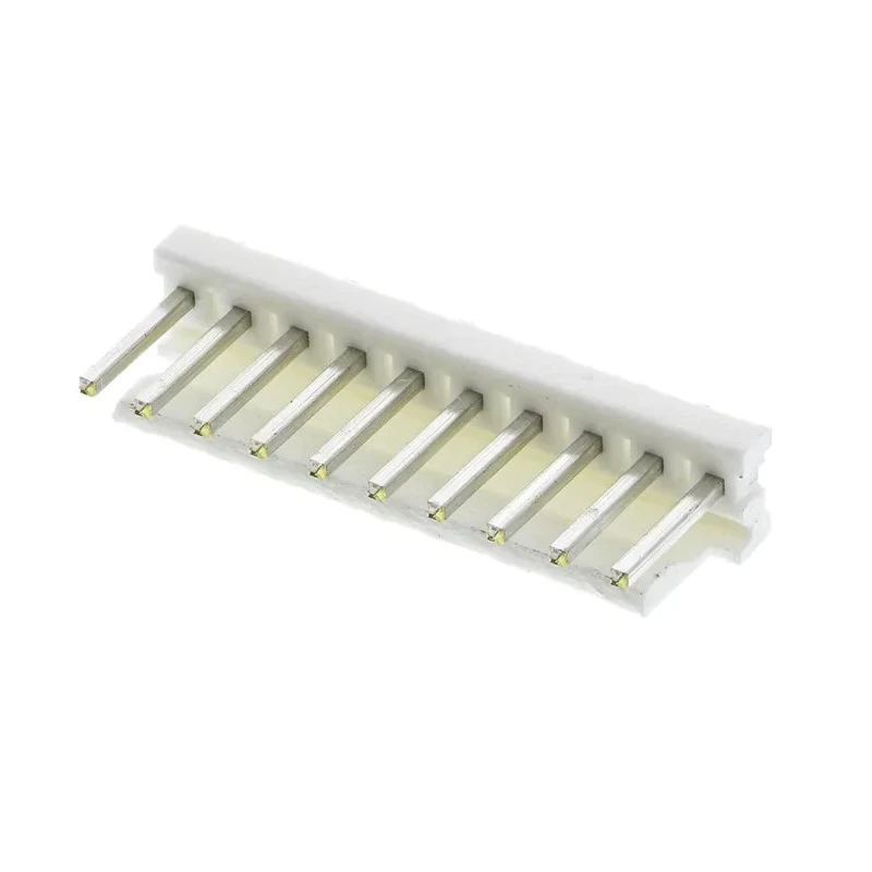 TE Connectivity MTA-156 Series Straight Through Hole Pin Header, 10 Contacts, 3.96 mm Pitch, 1 Row, Unshrouded 1-640445-0