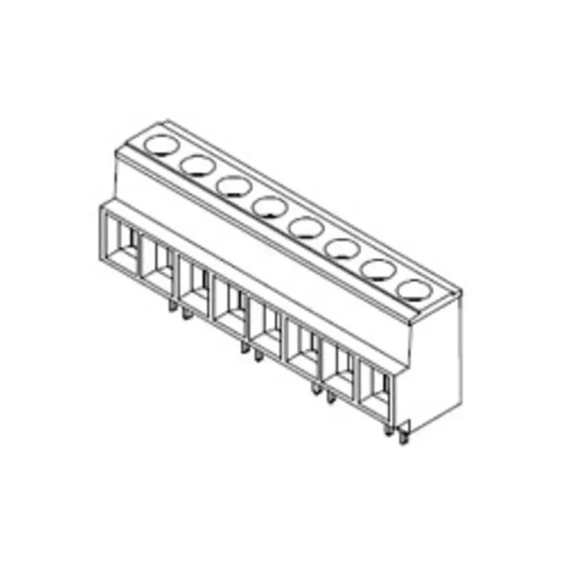 Molex 39910 Series PCB Terminal Block 3-Contact 10.16 mm Pitch 1 Row 600 V 60A 39910-0103