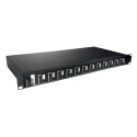 Legrand Fibre Optic Patch Panel 12 Port SC Duplex Multimode Sliding Rack 1U 220 mm 0 321 61