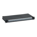 Legrand Fibre Optic Patch Panel 24 Port LC Duplex Multimode Metal Sliding Panel 1U 0 321 62