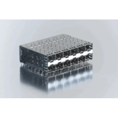 Molex Pluggable I/O Connector SFP Female Solder 12 Port 240-Position Thermoplastic Housing 120V 500mA 75477-5001