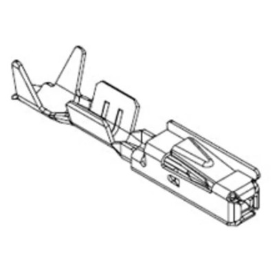 Molex Automotive Connector Terminal Female Crimp Terminal, 7.5A Current, Tin Plated Copper Contact, 13.51mm Length 98658-1213