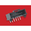 Molex SL Series Right Angle Through Hole PCB Header, 2 Contact(s), 2.54 mm Pitch, 1 Row, Shrouded 70555-0001