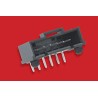 Molex SL Series Right Angle Through Hole PCB Header, 2 Contact(s), 2.54 mm Pitch, 1 Row, Shrouded 70555-0001