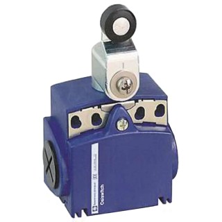 Telemecanique Sensors OsiSense XC Series Roller Lever Limit Switch, 1 NO/1 NC, IP66 IP67, Plastic Housing, 240V XCKT2118N12