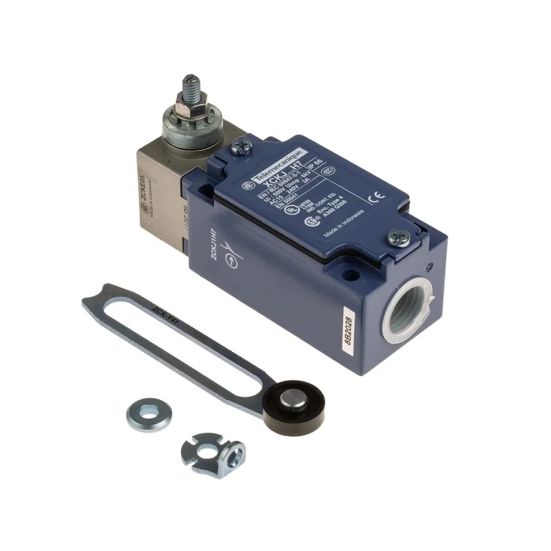 Telemecanique Sensors OsiSense XC Series Roller Lever Limit Switch 1 NO/1 NC IP66 Zinc Alloy Housing 240V AC 3A 