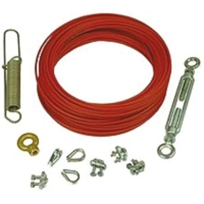 Telemecanique Sensors Rope Pull Switch Cable , Galvanised Cable with Red Sheath, Accessory for Preventa XY2C Rope XY2CZ9325