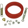 Telemecanique Sensors Rope Pull Switch Cable , Galvanised Cable with Red Sheath, Accessory for Preventa XY2C Rope XY2CZ9325