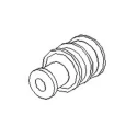 Molex Automotive Connector Seal 1 Way Blue Silicone Wire Seal Plug-In 35903-0106