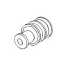 Molex Automotive Connector Seal 1 Way Blue Silicone Wire Seal Plug-In 35903-0106