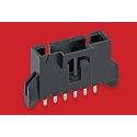 Molex SL Series Straight Through Hole PCB Header 6 Contacts 2.54mm Pitch 1 Row Shrouded 70545-0075