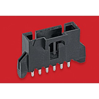 Molex SL Series Straight Through Hole PCB Header 6 Contacts 2.54mm Pitch 1 Row Shrouded 70545-0075