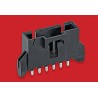 Molex SL Series Straight Through Hole PCB Header 6 Contacts 2.54mm Pitch 1 Row Shrouded 70545-0075