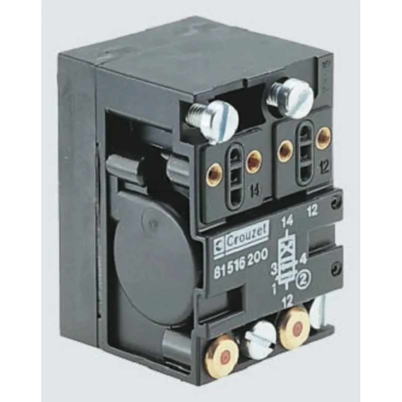 Crouzet Pneumatic Solenoid Valve 1/8 in Port Size Manifold Mount Pilot Actuation 8 Bar Maximum Operating Pressure 81516200