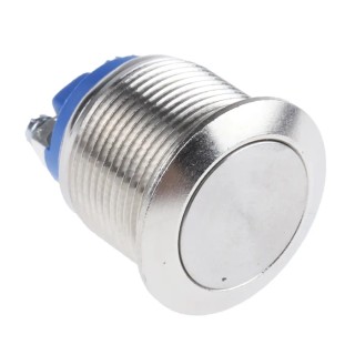 APEM AV Series Push Button Switch, Momentary, Panel Mount, 19.2 mm Cutout, SPST, 48 V dc AV091003C910