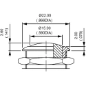 APEM AV Series Push Button Switch Momentary Panel Mount 19.2 mm Cutout SPST AV191003C900