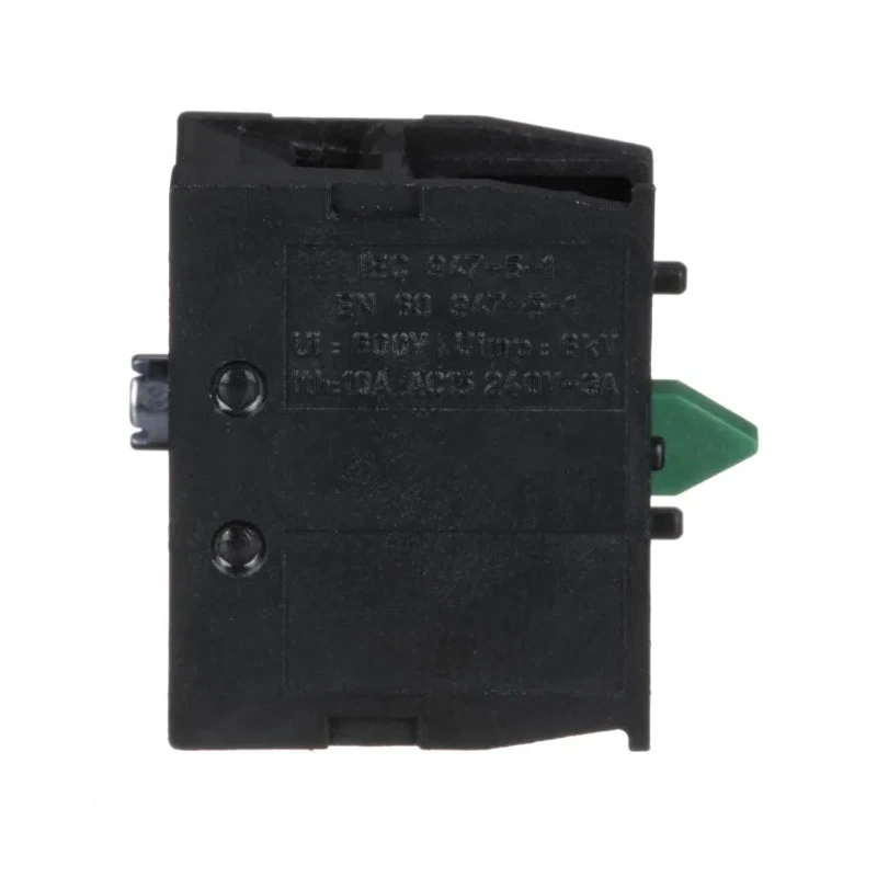Schneider Electric ZB2 Series Contact Block 600V 10A Screw Terminal 1 NO ZB2BE101