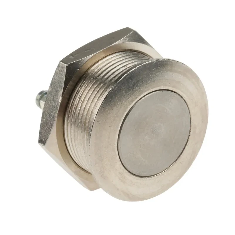 APEM Push Button Switch Momentary Panel Mount 22.2 mm Cutout SPST IP65 IP67 IP69K 48 V DC 250 V AC AV031003C910
