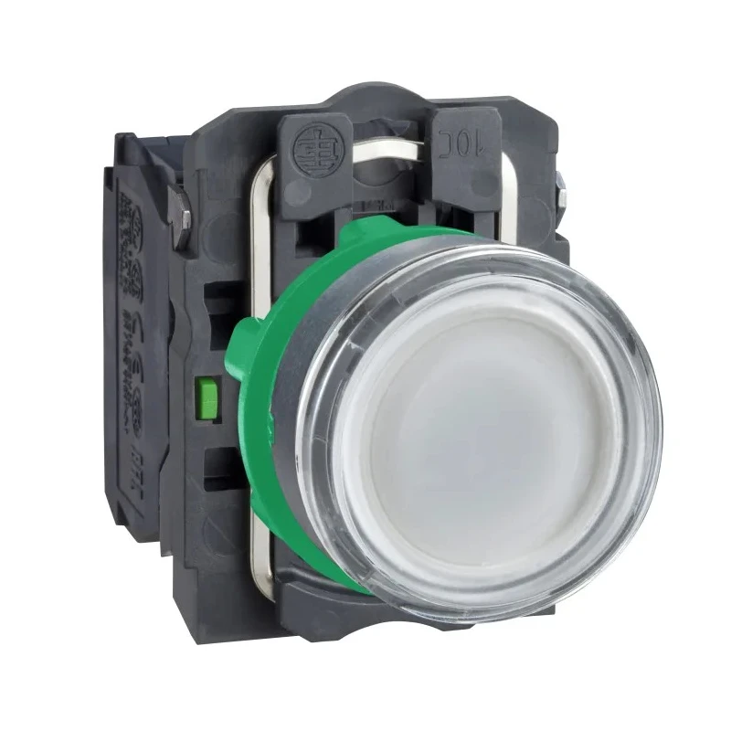 Schneider Electric Harmony XB5 Series Illuminated Push Button Switch, Spring Return, Panel Mount, 22 mm Cutout XB5AW3165