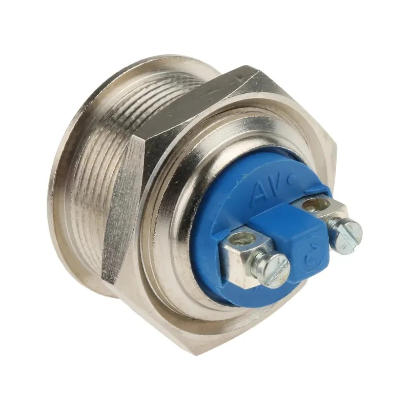 APEM Push Button Switch Momentary Panel Mount 22.2 mm Cutout SPST IP65 IP67 IP69K 48 V DC 250 V AC AV031003C910