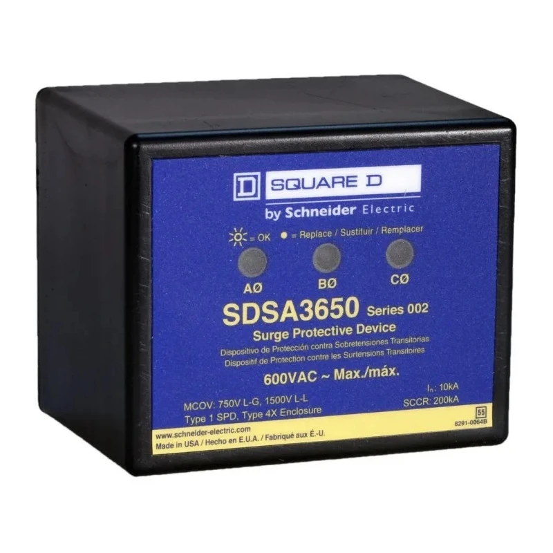 Schneider Electric 3 Phase Surge Protector 40 kA SDSA3650