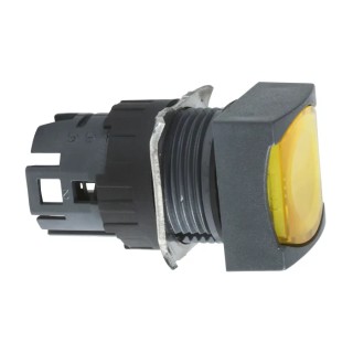 Schneider Electric Harmony XB6 Series Yellow Momentary Push Button Head 16mm Cutout IP65 ZB6CW5