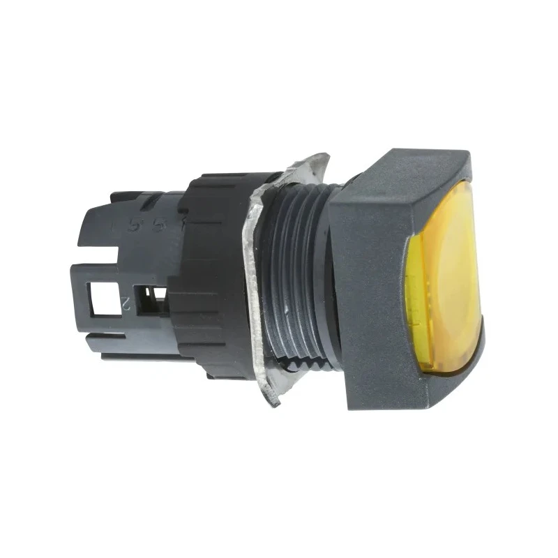 Schneider Electric Harmony XB6 Series Yellow Momentary Push Button Head 16mm Cutout IP65 ZB6CW5