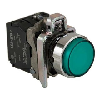 Schneider Electric Harmony XB4 Series Illuminated Push Button Switch Spring Return Panel Mount 22 mm Cutout SPDT XB4BW13G5