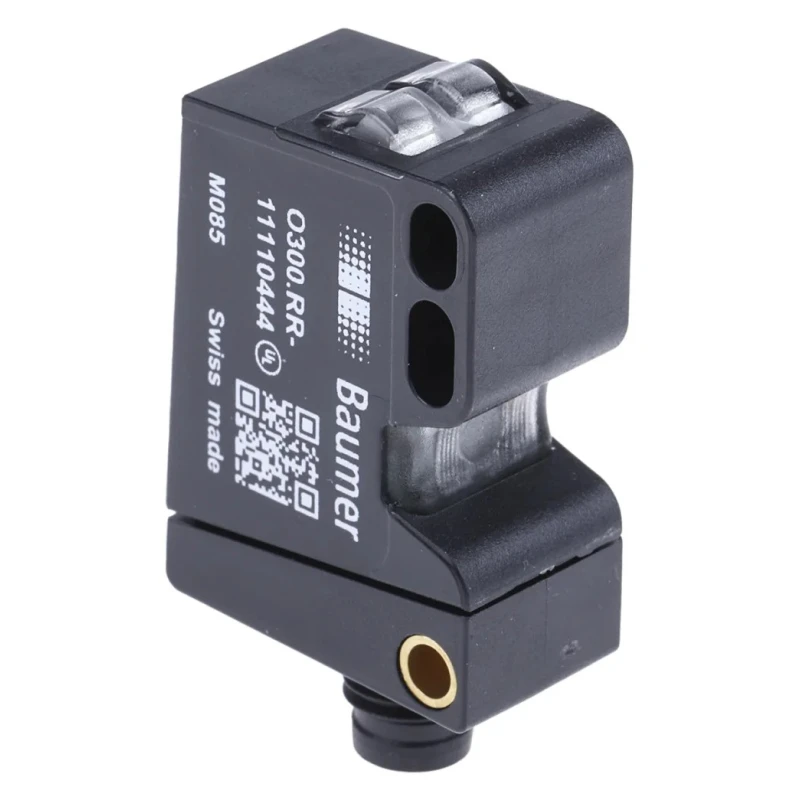 Baumer Retroreflective Photoelectric Sensor Block Sensor 0 → 4 m Push Pull IP67 O300.RR-GD1Z.72N
