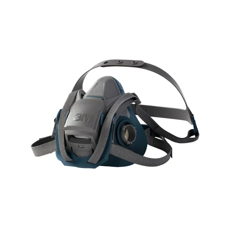 3M 6500 Series Half Mask Respirator Mask, Size M, Silicone Material, Reusable Protective Respirator 3M 6502QL
