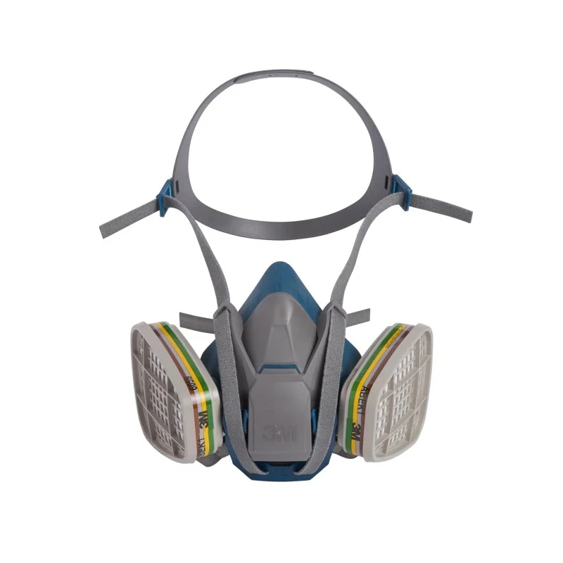 3M 6500 Series Half Mask Respirator Mask, Size M, Silicone Material, Reusable Protective Respirator 3M 6502QL
