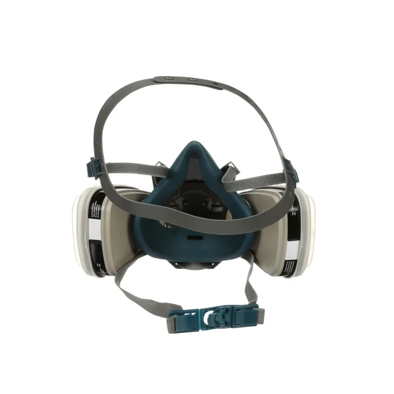 3M 6500 Series Half Mask Respirator Mask, Size M, Silicone Material, Reusable Protective Respirator 3M 6502QL