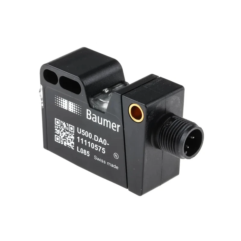 Baumer Block Ultrasonic Proximity Sensor M12 x 1 Thread Size 1000 mm Detection Range 30 V DC Maximum U500.DA0-AA1B.72O