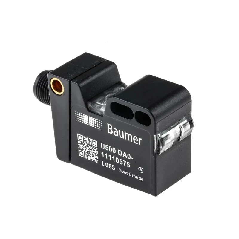 Baumer Block Ultrasonic Proximity Sensor M12 x 1 Thread Size 1000 mm Detection Range 30 V DC Maximum U500.DA0-AA1B.72O