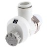 SMC AS-FS Series Elbow Type Speed Controller Threaded R Tube, 1 Mpa Max Pressure, -5°C to 60°C AS2201FS-02-08S