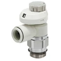 SMC AS Series Speed Controller Pneumatic Flow Control 1/2 in G Inlet 12 mm Outlet Stainless Steel AS4201FS-04-12S