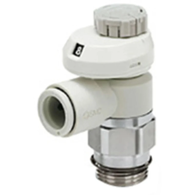 SMC AS Series Speed Controller Pneumatic Flow Control 1/2 in G Inlet 12 mm Outlet Stainless Steel AS4201FS-04-12S