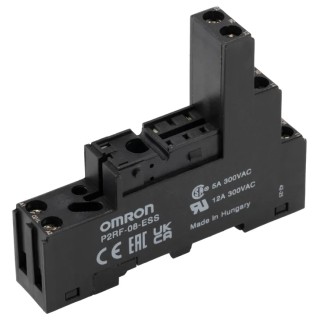 Omron 8 Way 250V AC DIN Rail Relay Socket Screw Terminal P2RF
