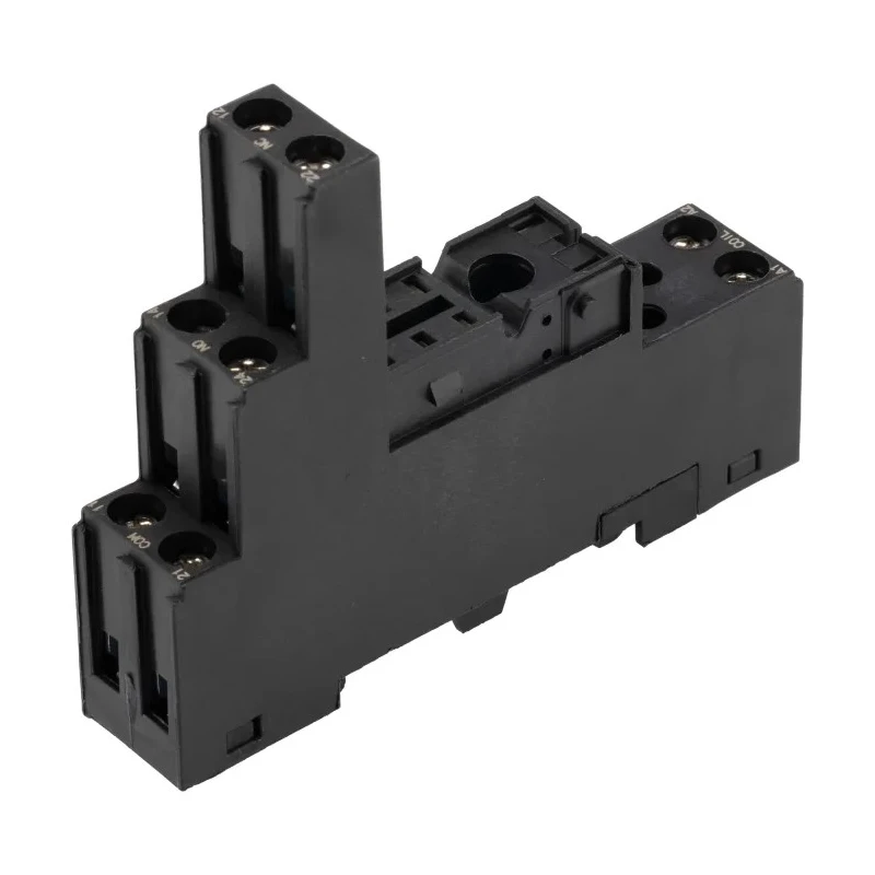 Omron 8 Way 250V AC DIN Rail Relay Socket Screw Terminal P2RF