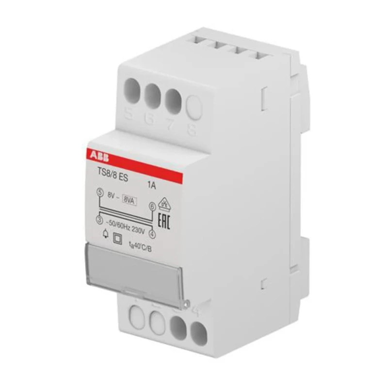 ABB 16 VA Bell Transformer, 24 V Secondary, DIN Rail Mount TS16/24 2CSM228615R0812 2CSM228615R0812 TS16/24