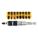 DeWALT Torx, Slotted, Phillips Screwdriver Bit Set Aluminium Driver Bits 10 Pieces DT70518T-QZ