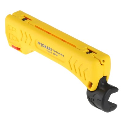 Jokari Coaxial Insulated Wire Stripper 5 to 20 mm Titanium Nitride Coated Polyamide Handle 30110
